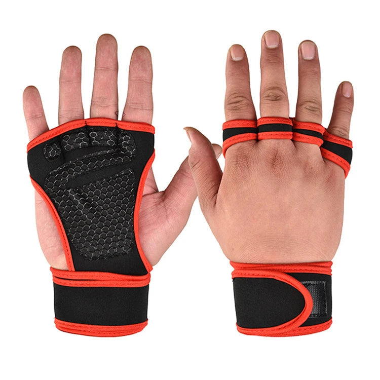 Training Sport Gloves for Men Women Workout Gloves Fitness Body Building Weightlifting Gym Hand Wrist Palm Protector Gloves