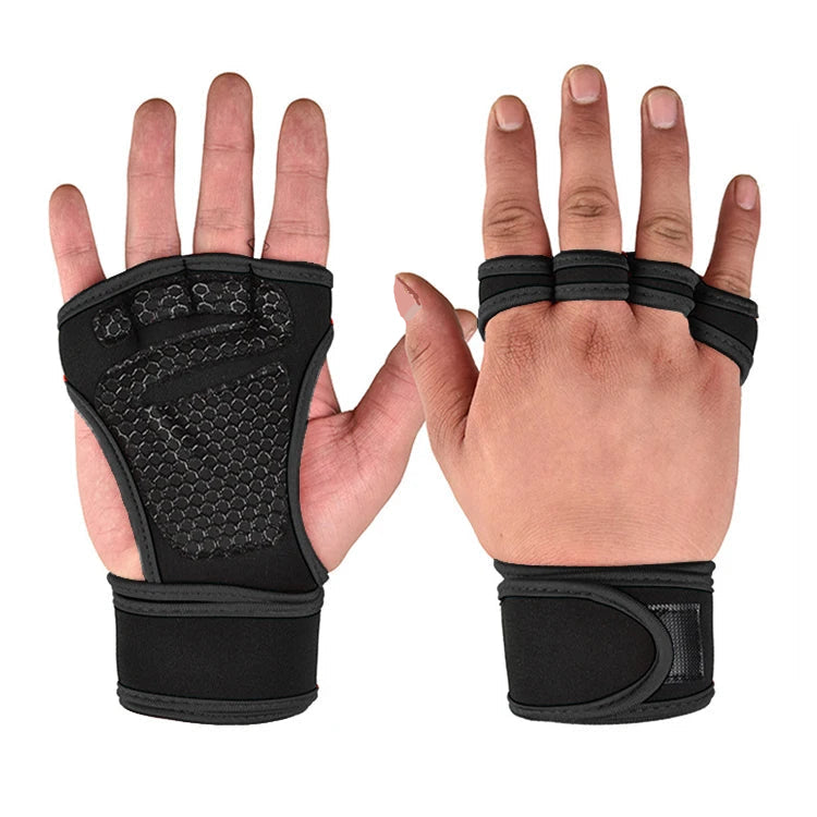 Training Sport Gloves for Men Women Workout Gloves Fitness Body Building Weightlifting Gym Hand Wrist Palm Protector Gloves