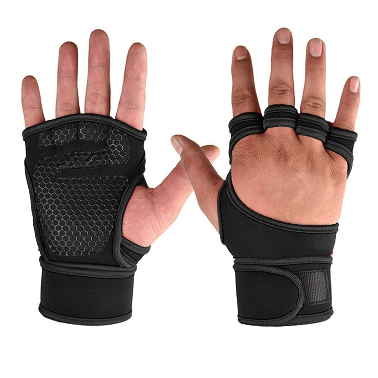 Training Sport Gloves for Men Women Workout Gloves Fitness Body Building Weightlifting Gym Hand Wrist Palm Protector Gloves